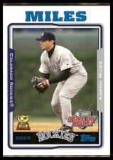 #102 Aaron Miles 2005 Topps Opening Day Colorado Rockies • Buy 2 Get 1