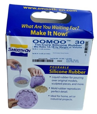 Smooth-On Silicone Mold Making Rubber OOMOO 30 Trial Unit 2.8 lbs