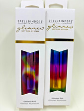 SPELLBINDERS GLIMMER HOT FOIL- Mini Rainbow Stripe Rainbow Confetti