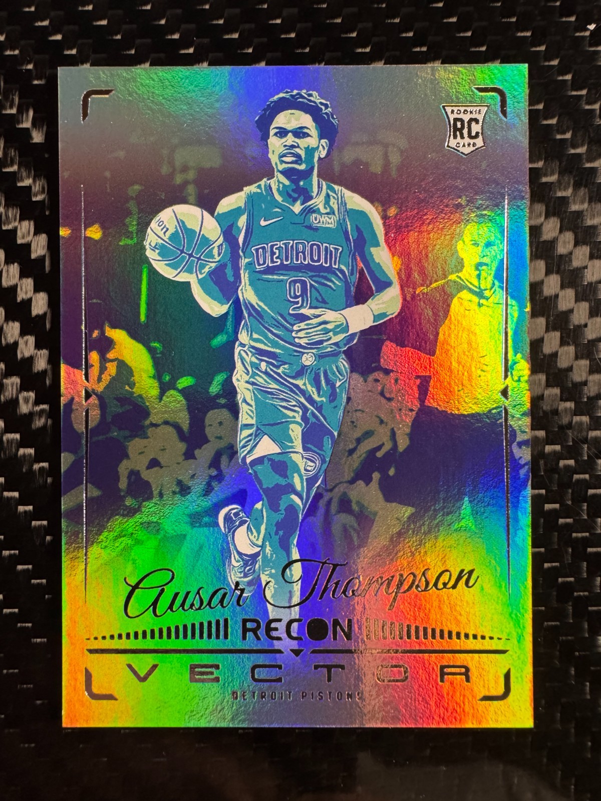 Ausar Thompson 2023-24 Panini Recon Vector Holo RC SP #4 Pistons