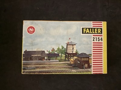 Vintage Faller Trackside Tank Building  Complete 2154