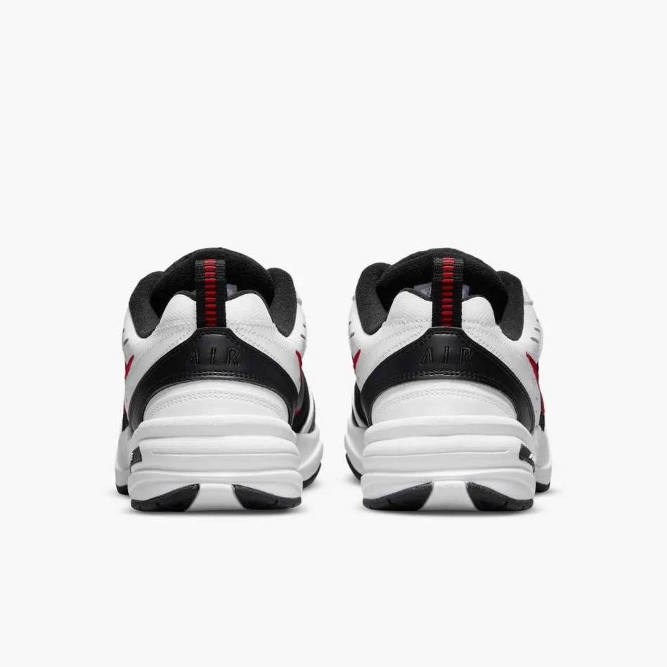 Nike AIR MONARCH IV Men's White Black Red 101 Walking Shoes Medium & WIDE WIDTH - Image 3 of 4