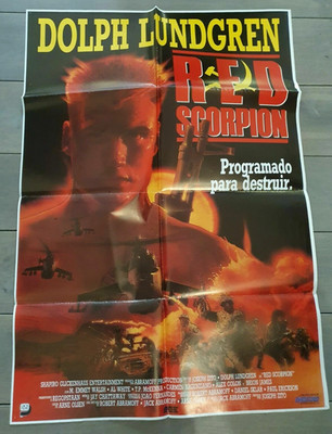 Dolph Lundgren - A very rare poster from Spain 1986 - 68 X 98 cm