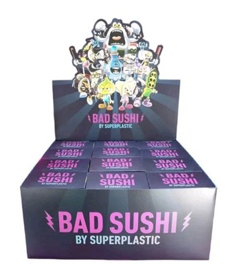 Superplastic BAD SUSHI 1 CASE of 12 Blind Boxes 3'' Mini Figures Factory SEALED 