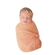 Newborn Photography Props Wrap Stretch Long Ripple Blanket Yarn Baby Photo Boy