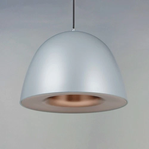 Fungo 1-Light LED Pendant in Dark Grey with Coffee - Picture 2 of 5