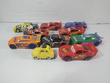 Lot Of 10 Disney Pixar Diecast Cars  Lightning McQueen  Other Rare Characters