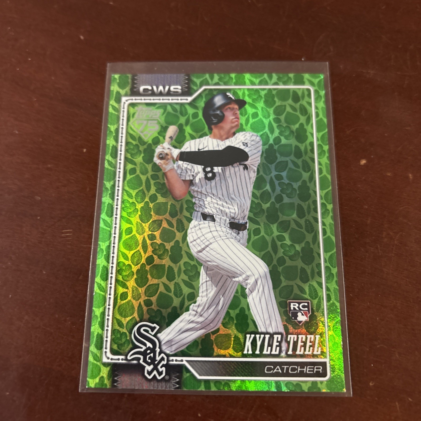 2026 Topps Series 1 Holiday Variation Foil Kyle Teel 201 Chicago White Sox RC