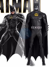 2023 Batman Michael Keaton Cosplay Custome Set With Mask Shoes Accessories Lot