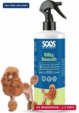 Soos Pet Silky Smooth 5-in-1 Leave-On Conditioning Spray for Dog  Cat  Moistur