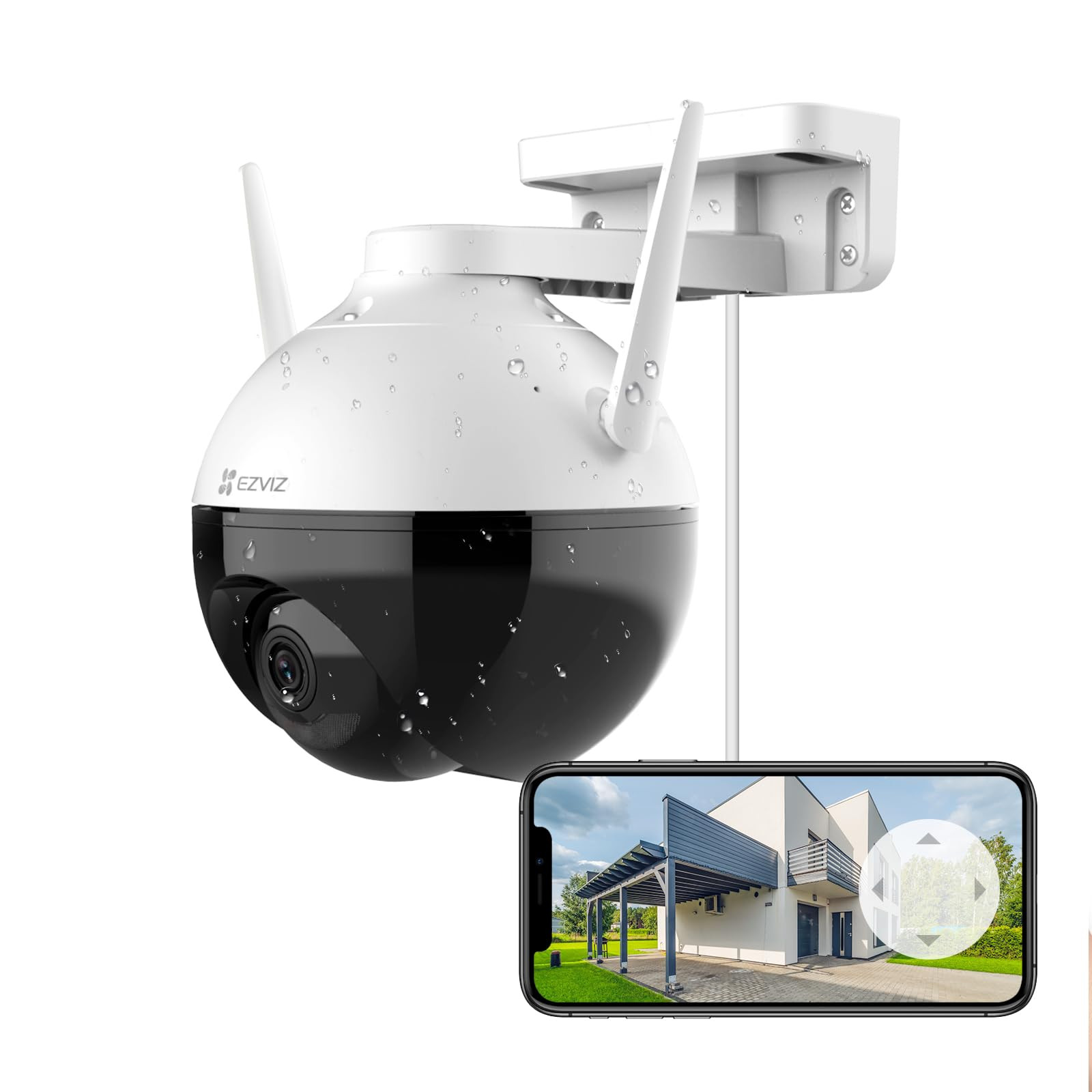 360° Outdoor WiFi Security Camera for Home Surveillance