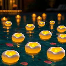 24 Pack 2.3” Flameless Floating Candles, Water-Activated Battery with180+ Hours