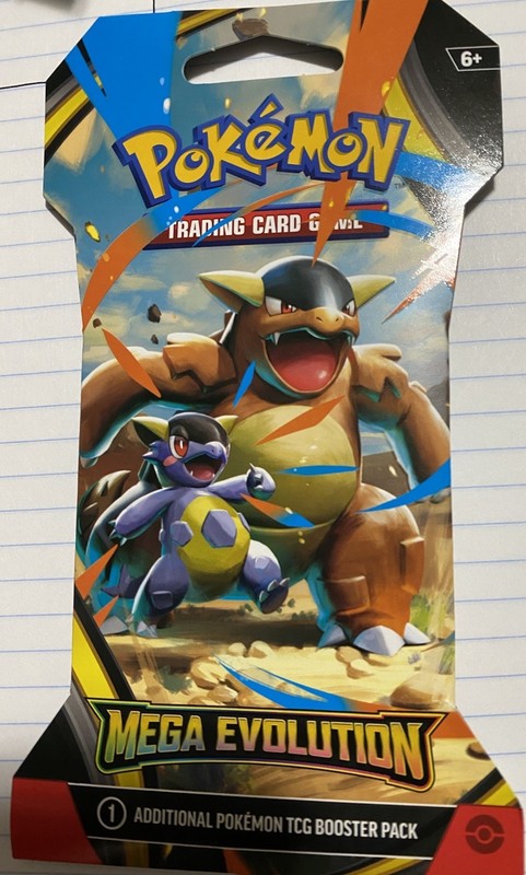 Pokemon TCG Mega Evolution Booster Pack 10 Cards English 2025 Age 6+ TCG Live