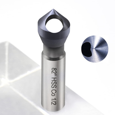 Single End Countersink Bit, Cobalt Steel Countersink Drill Bit with Tialn Coatin