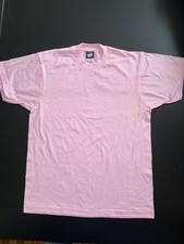 Vintage NOS Blank Large Pink Screen Stars Best, Single Stitch Made in USA.