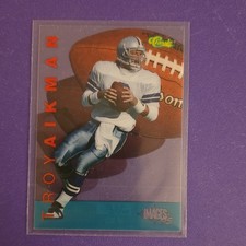 1995 Classic Images Four Sport Troy Aikman C3 Serial Numbered Dallas Cowboys NFL
