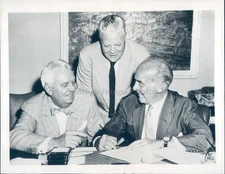 1957 Photo Herbert Beyea Morrison Stuart Chicago IL Contract Hearst Advertising