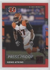 2017 Panini Donruss Press Proof Red Geno Atkins #58 4a0