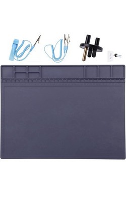 HPFIX Anti-Static ESD Safe Silicone Soldering Mat with Wristband for iPhone PC