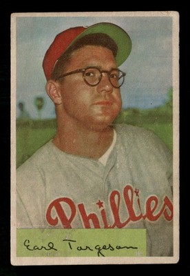 Earl Torgeson 1954 Bowman #63 Philadelphia Phillies VG