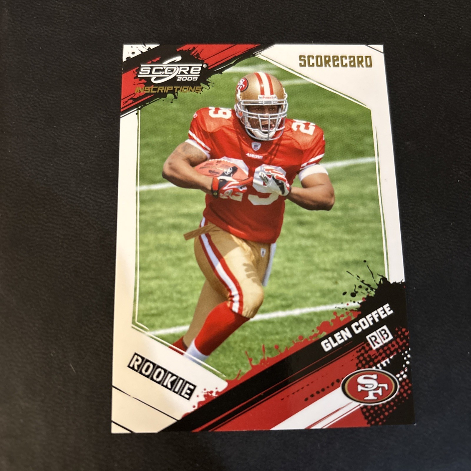 2009 Score Inscriptions #341 Glen Coffee Scorecard /50