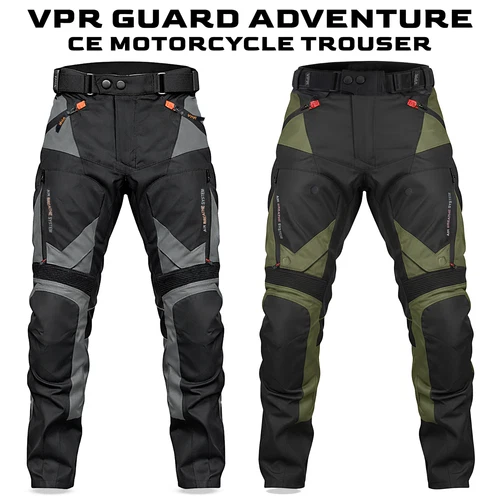 ViPER Motorbike Adventure Trouser Guard CE Textile Motorcycle Bike Touring Pants