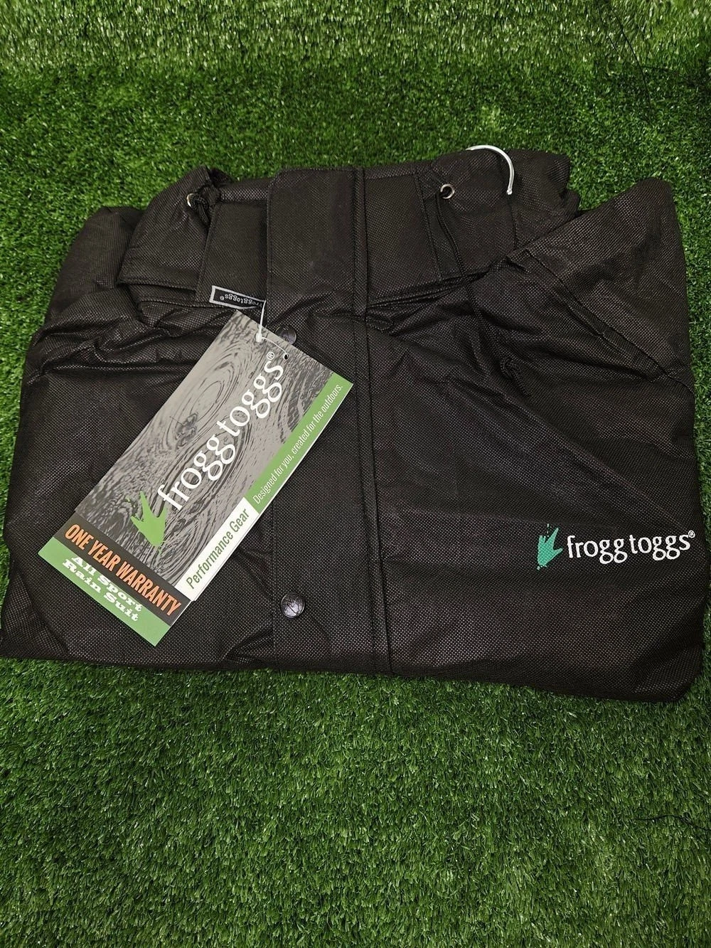 Frogg Toggs All Sport Rain Suit Black Size Large - AS1310-01LG