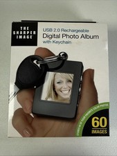 The Sharper Image USB 2.0 rechargeable LCD Digital 60 Photo Album Key chain