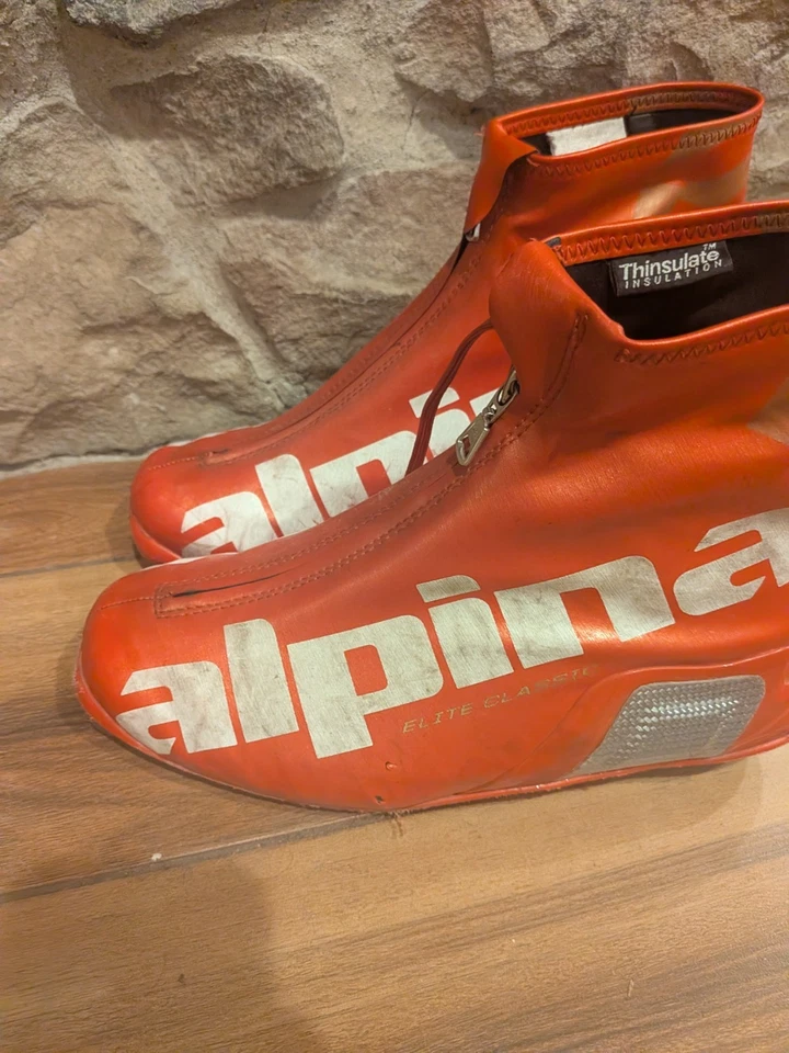 Botas de esquí Alpina Nordic (cross-country) usadas con compatibilidad de fijación NNN. El Foto 2 de 3