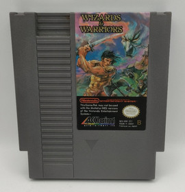 Lot 2 Jeux NES Nintendo Super Mario Bros Duck Hunt + Wizards & Warriors Test&eacute;