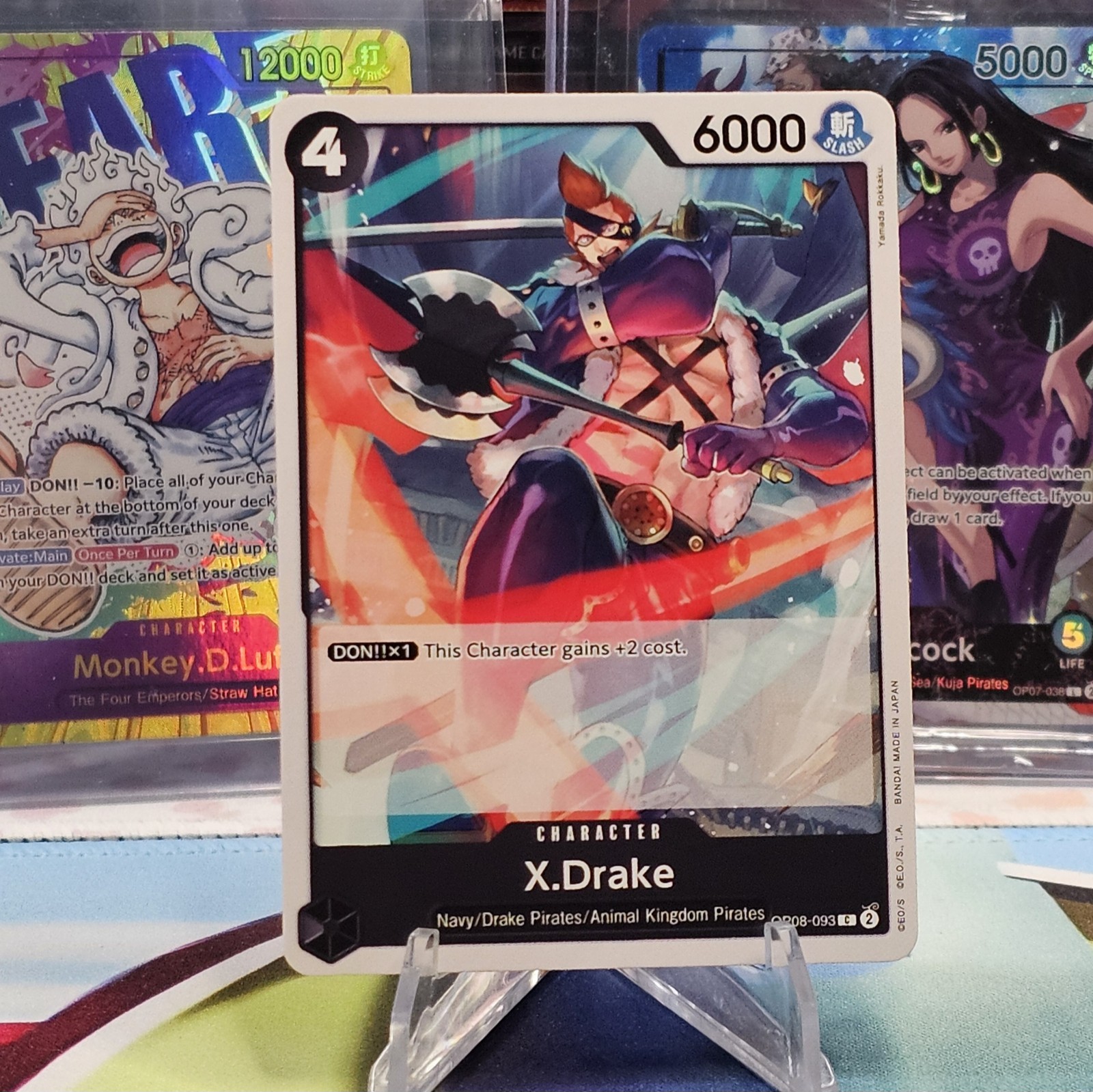 X.Drake OP08-093 C Two Legends One Piece NM/M