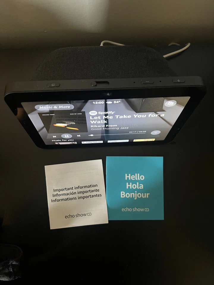 Amazon Echo Show 8 (3rd Generation) Smart Display Speaker - Charcoal - Image 3 of 4