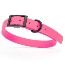 Dog Pet Waterproof Collar - W3/4" x L15"-18" - Passionfruit Pink