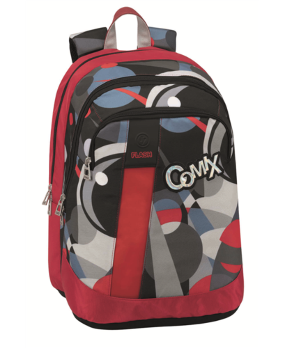 ZAINO COMIX FLASH ORGANIZZATO con luce led ROSSO 63368 SCUOLA BIMBO | eBay