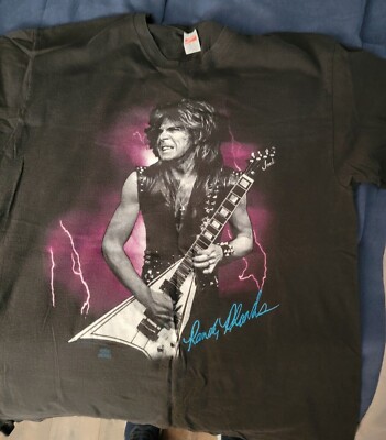 Randy Rhoads Tribute Show Original Vintage Shirt 1992 Size XL