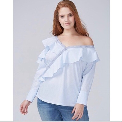 lane bryant cold shoulder tops