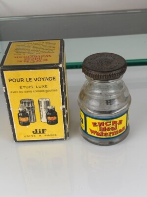 Waterman Black Ink Empty Made in France  M467