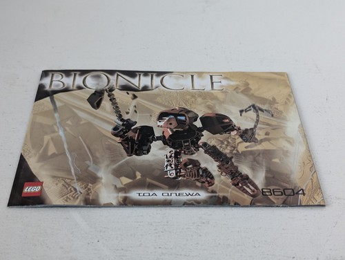 Bionicle Toa Onewa 8604 Instrukcja obsługi 2002 Darmowa wysyłka na cały świat - Zdjęcie 2 z 4