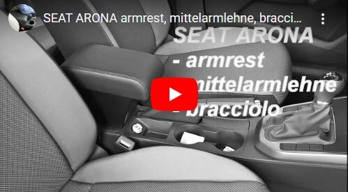 Accoudoir réglable avec porte-objet pour SEAT IBIZA V (2017>) - mittelarmlehne - Imagen 2 de 2