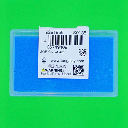 TUNGALOY CNGA120408 BXA20 - 2QP-CNGA432 CBN Wendeschneidplatten 1 Stück NEU - Bild 2 von 6