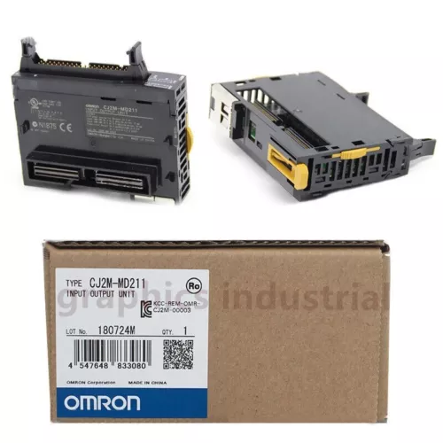 New Omron CJ2M-MD211 PLC Input/Output Controls Unit Module CJ2MMD211