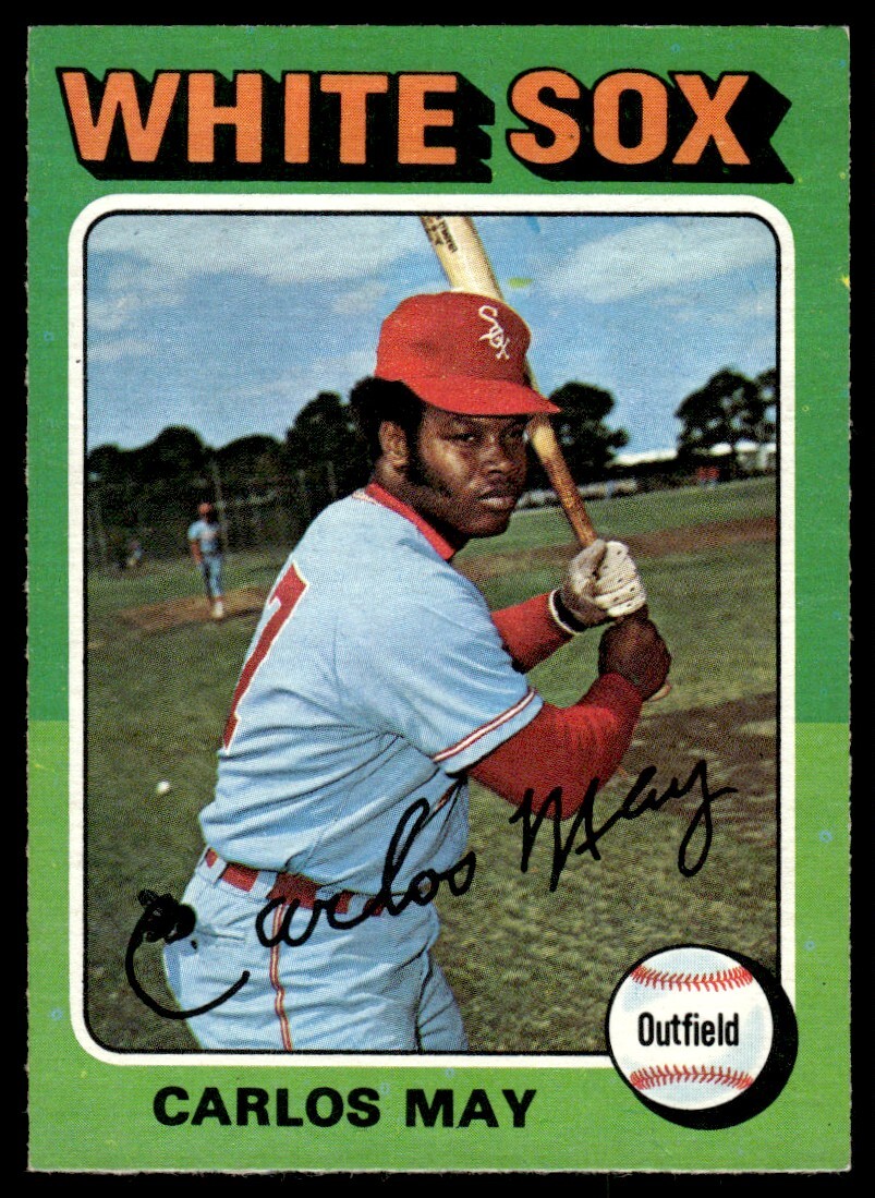 1975 O-Pee-Chee Carlos May Chicago White Sox #480 R132