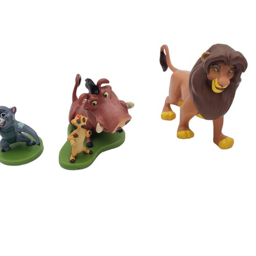 Disney Jr Lion King Simba, Beshte, Ono, 4" PVC Action Figures Cake Topper 4 pc - Picture 3 of 11