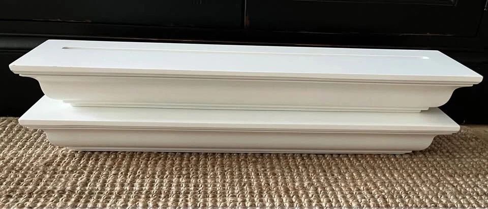 White Floating Wall Shelves Set Of 2
Opens in a new window or tab