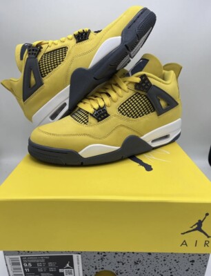 Size 9.5 - Jordan 4 Retro Lightning 2021 New in box 195238771461| eBay