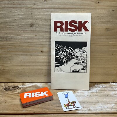 VTG Risk All 44 Cards & Manual 1980 | eBay