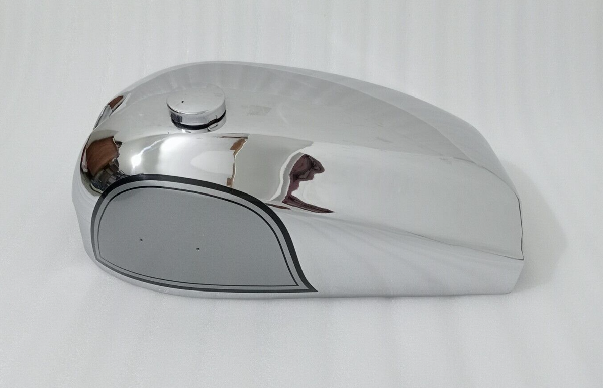 NORTON DOMINATOR WIDELINE MODEL 88 99 STEEL PETROL TANK CHROME