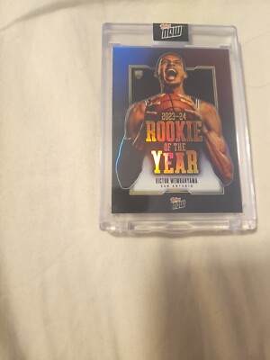 NBA 2023-24 Topps NOW Victor Wembanyama Basketball Card | VW-6 | eBay