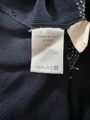 Rare Giorgio Armani Borgo 21 Designer Silk Blouse Vintage Preppy