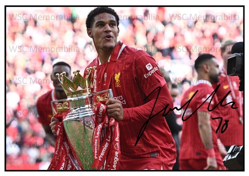 11310. Jarell Quansah Signed Pictures (A4 Prints) Leverkusen Liverpool England